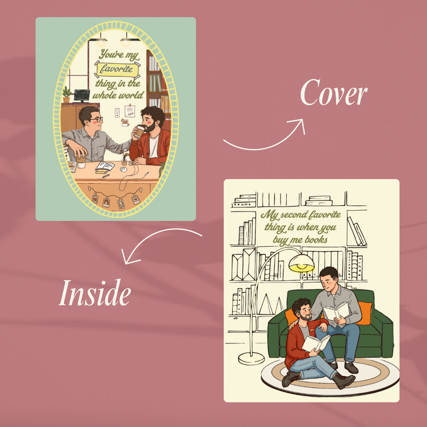 You’re My Favorite Thing – Bookish Greeting Card