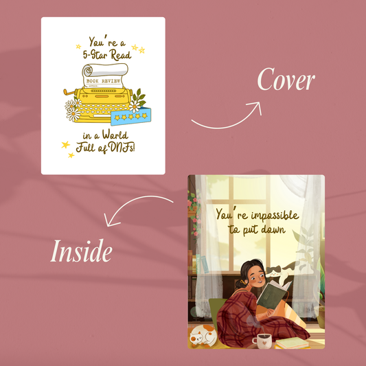 You’re a 5-Star Read – Bookish Greeting Card