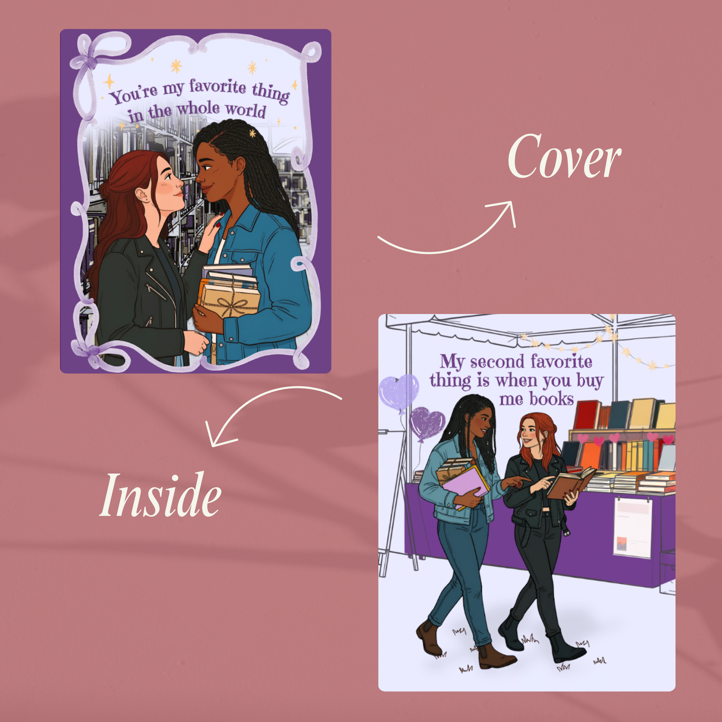 You’re My Favorite Thing – Bookish Greeting Card